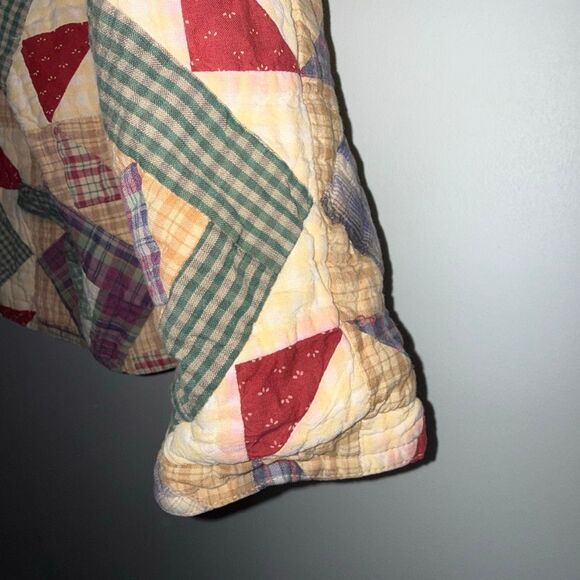 Vintage PatchMagic Reversible Quilted Jacket Women’s Patchwork Plaid Country Cot - Picture 6 of 15
